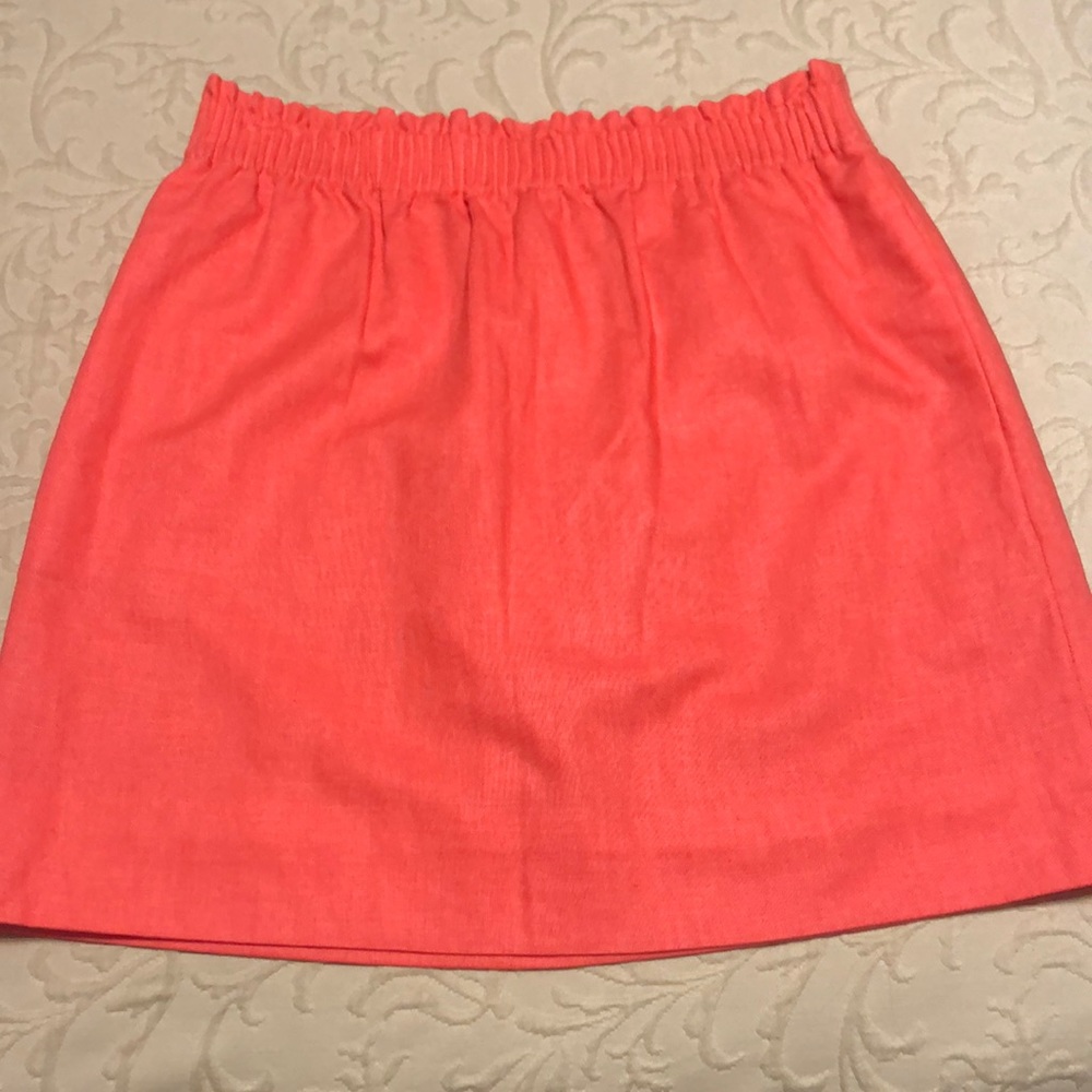 J. Crew Salmon Elastic Skirt